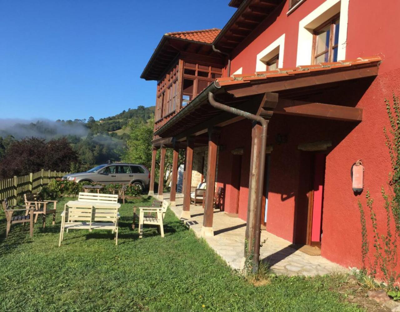 Gasthaus El Interior De Gaia Les Arriondes Exterior foto